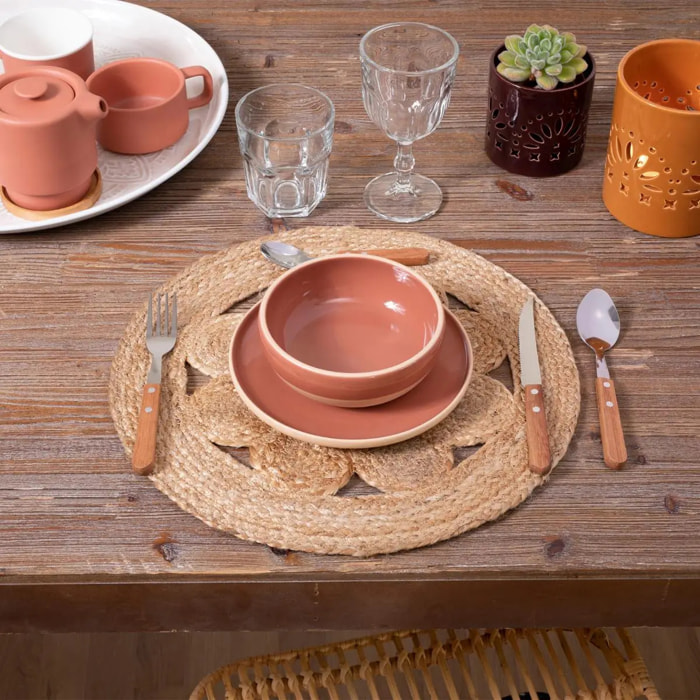 Set Table jute Ajouré D 38