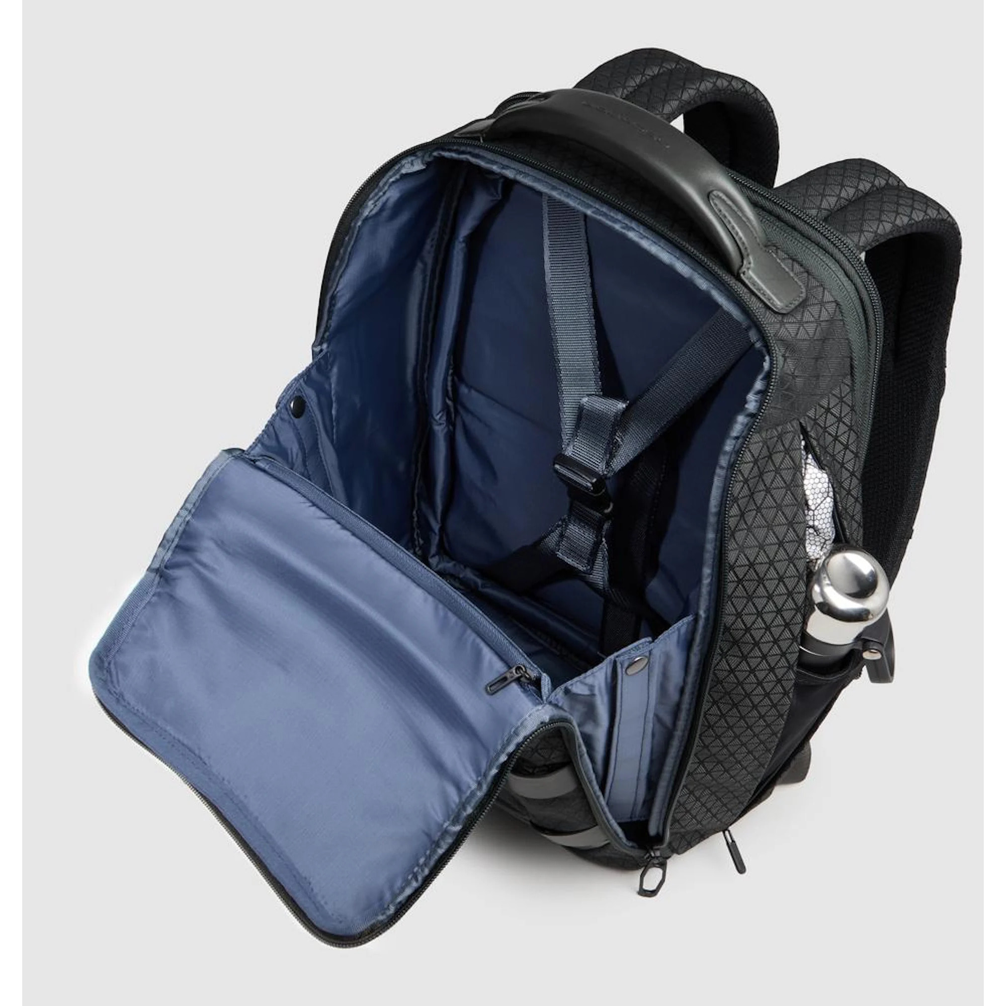 Piquadro Zaino da viaggio modulare porta pc e iPad® con sistema di sicurezza antifurto e tasca portaocchiali