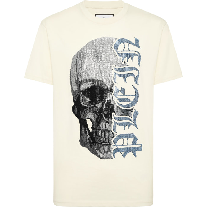 PHILIPP PLEIN T-Shirt Round Neck Ss GOTHIC PLEIN