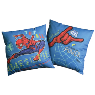 Coussin imprimé 100% coton, SPIDERMAN HERO