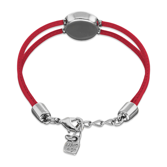 Pulsera SER INTUITIVA ROSA OSCURO M