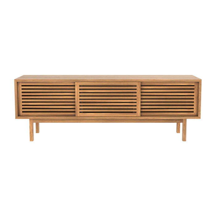 Meuble TV en bois de teck 140 cm - Bormes