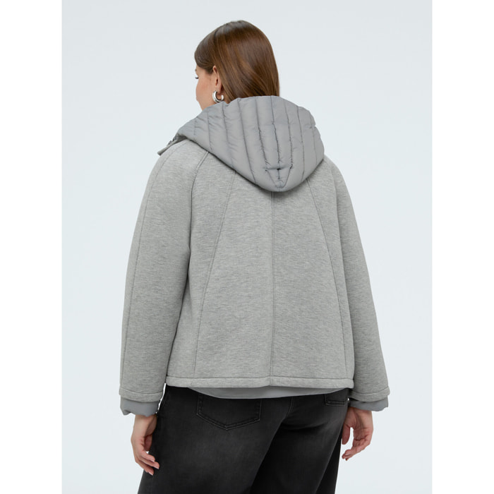 Fiorella Rubino - Giacca 3 in 1 con imbottitura in Sorona® Aura - Grigio