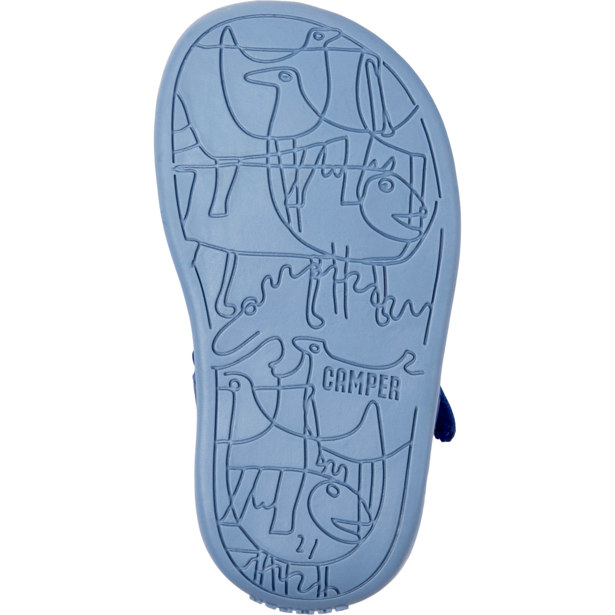 Sandalias - CAMPER Bicho - Multicolor - Cuero liso