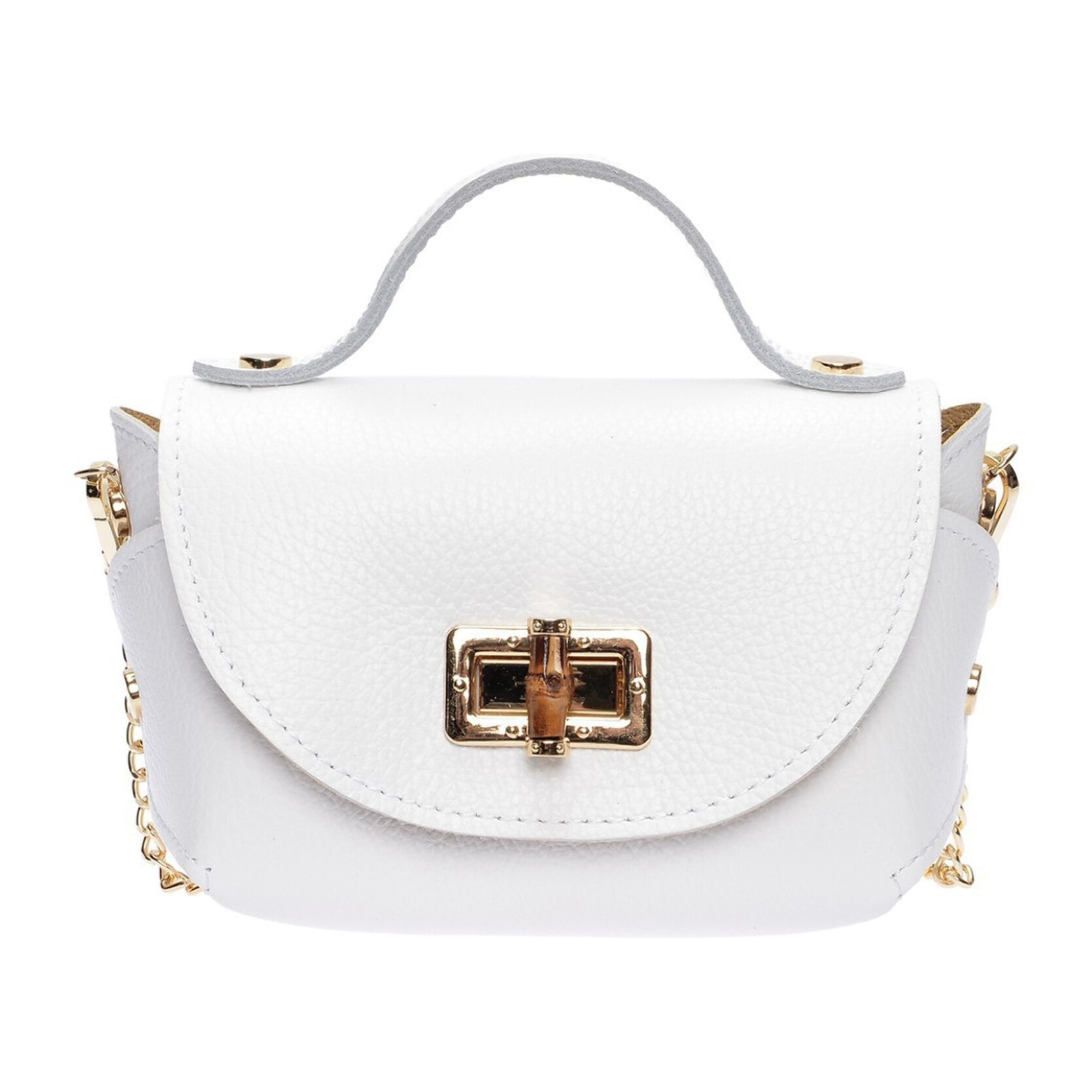 Borsa a spalla Anna Luchini Bianco