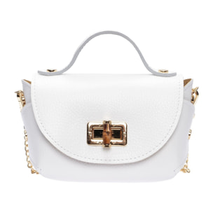 Borsa a spalla Anna Luchini Bianco