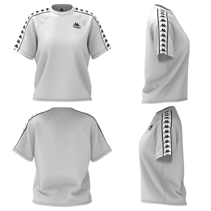 T-Shirts & Top Kappa Donna 222 Banda Adi Grigio