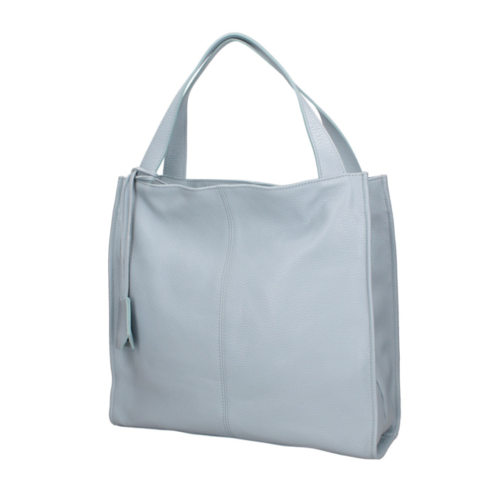 Borsa a spalla da donna - Modello Aelia - Vera pelle - 40.0 x 36.0 x 12.0 cm