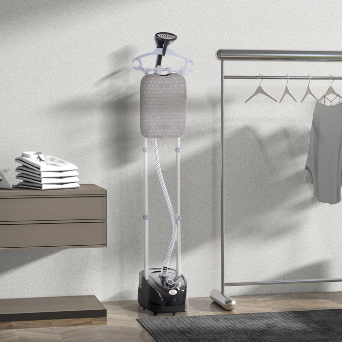 Plancha Vertical 1950W 2â‚¬Â¯L Plancha de Vapor Vertical con Temperatura Ajustable en 11 Niveles y Barra Telescópica Centro de Planchado Vertical para Hogar Oficina Negro