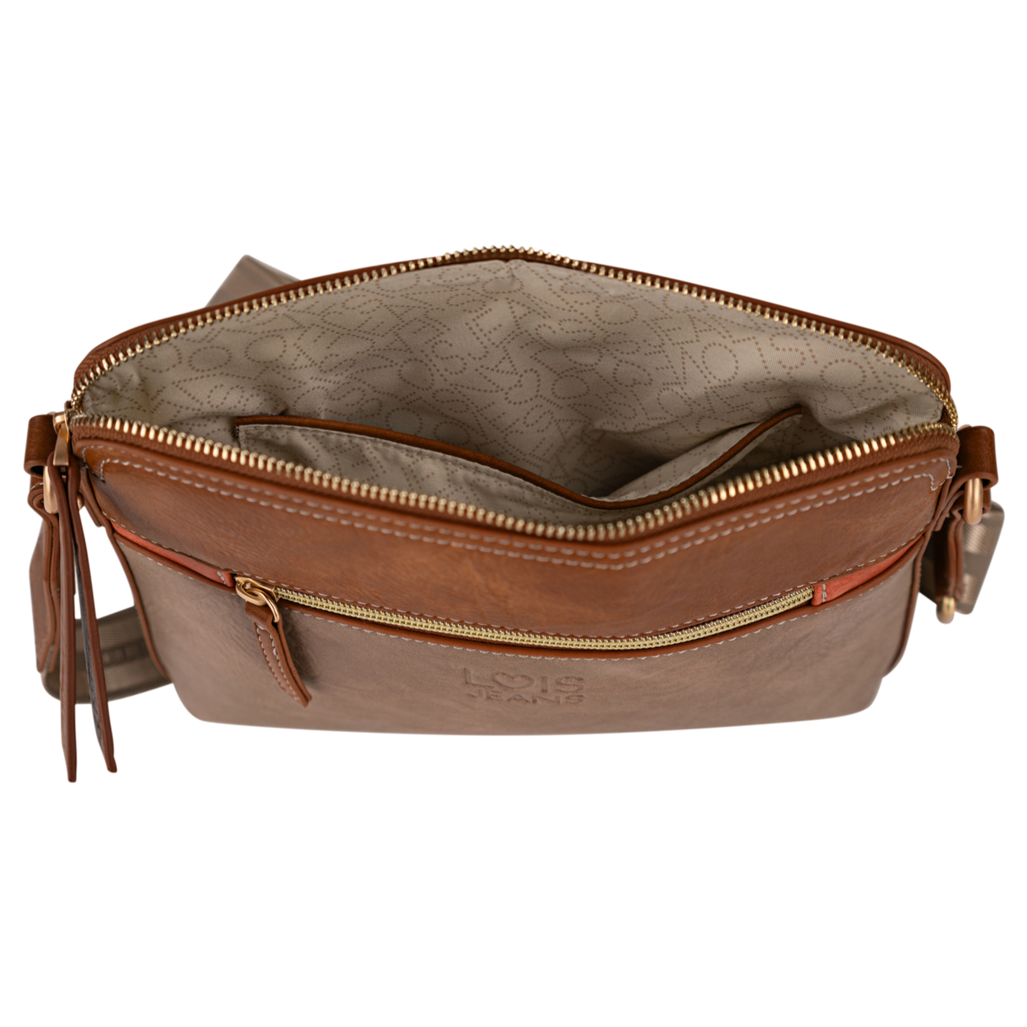 Bolso Bandolera Mujer Lois Kate Marron