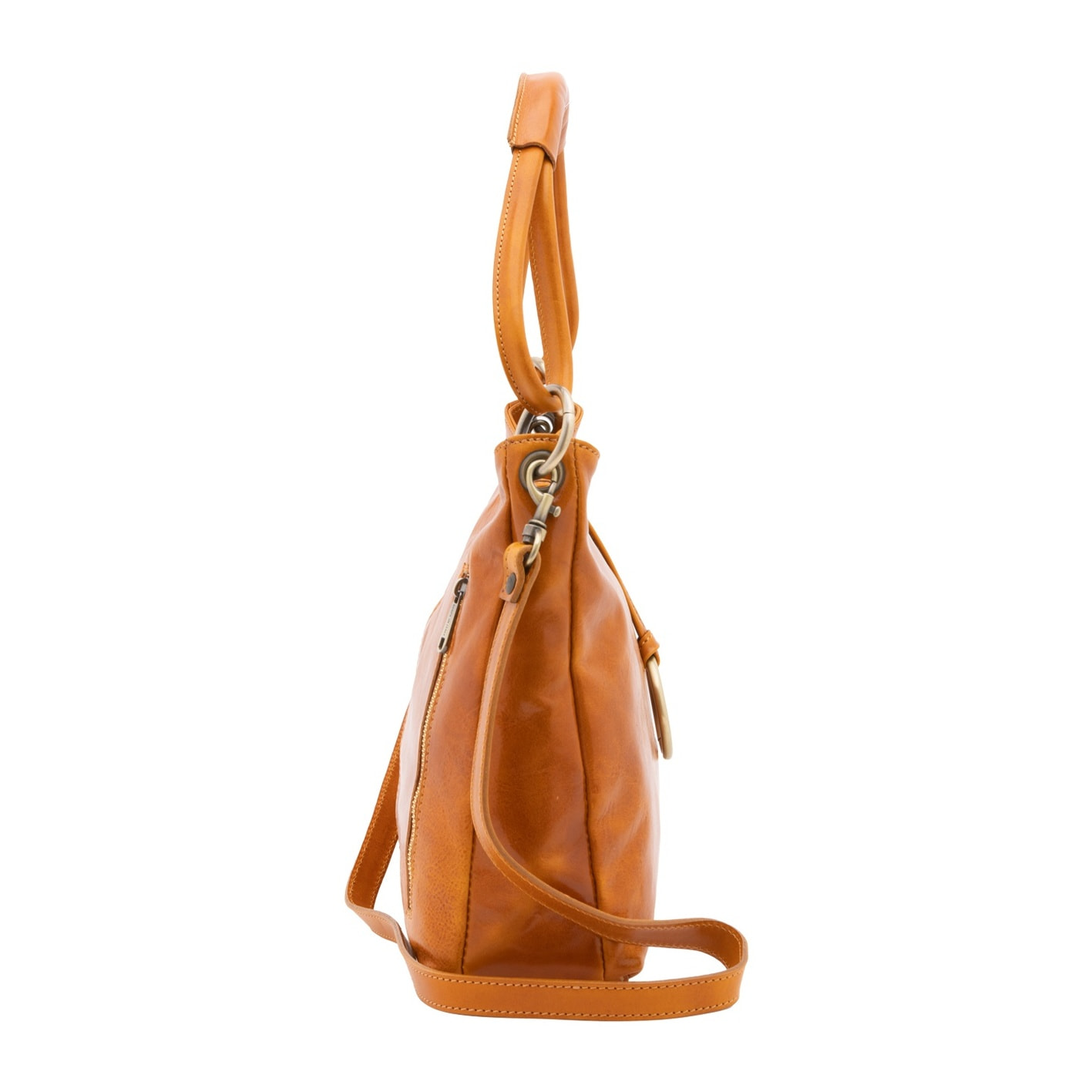 Borsa a spalla da donna - Modello False - 100% pelle - 29.0 x 32.0 x 11.0 cm