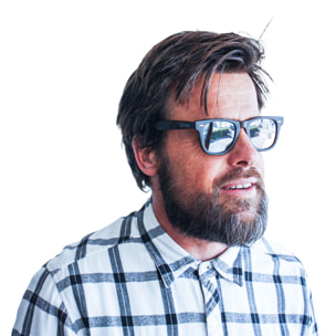 Gafas de sol OCEAN SAIN DENIS - Negro brillante / Verde