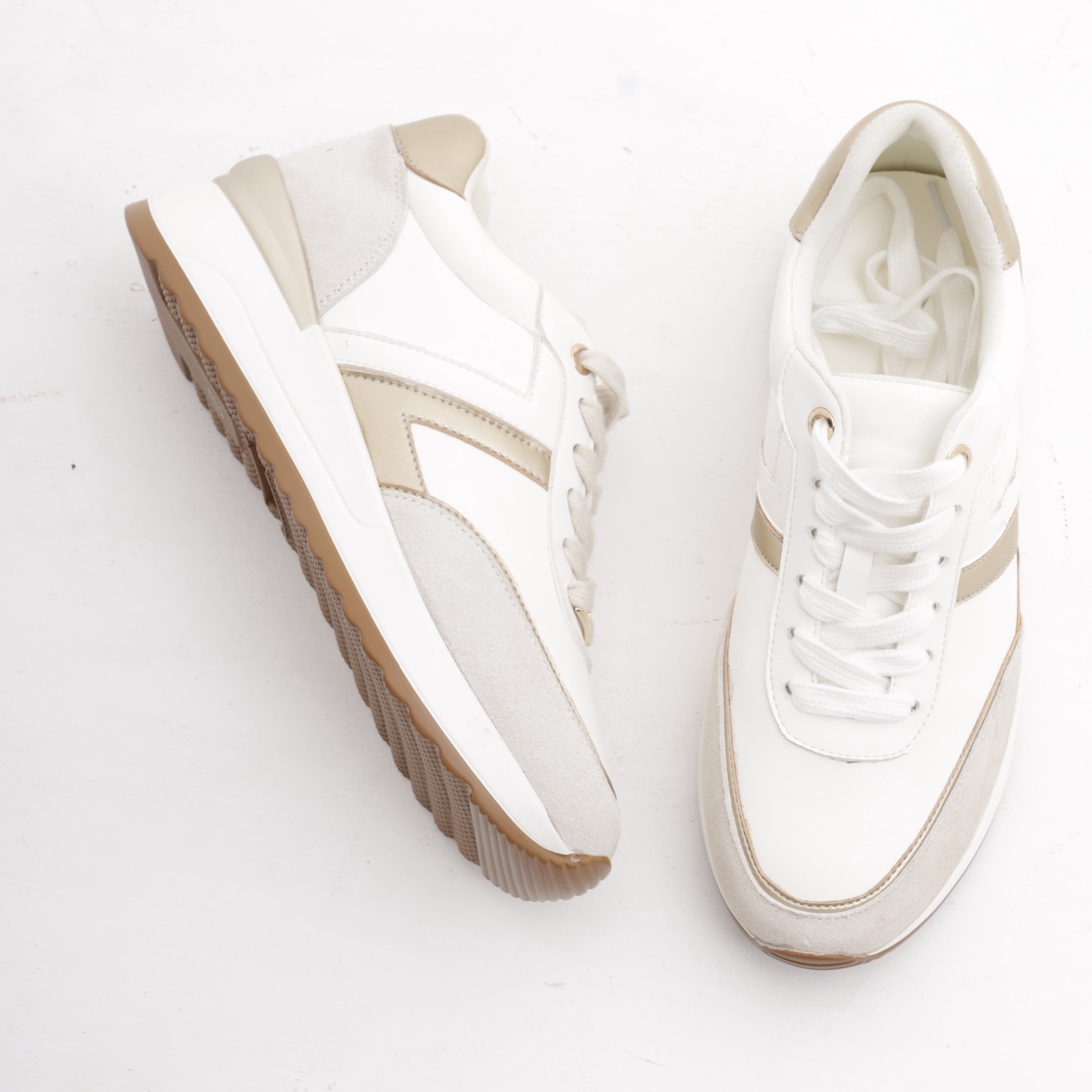 SNEAKERS ALTA CHOCOLA' BIANCO