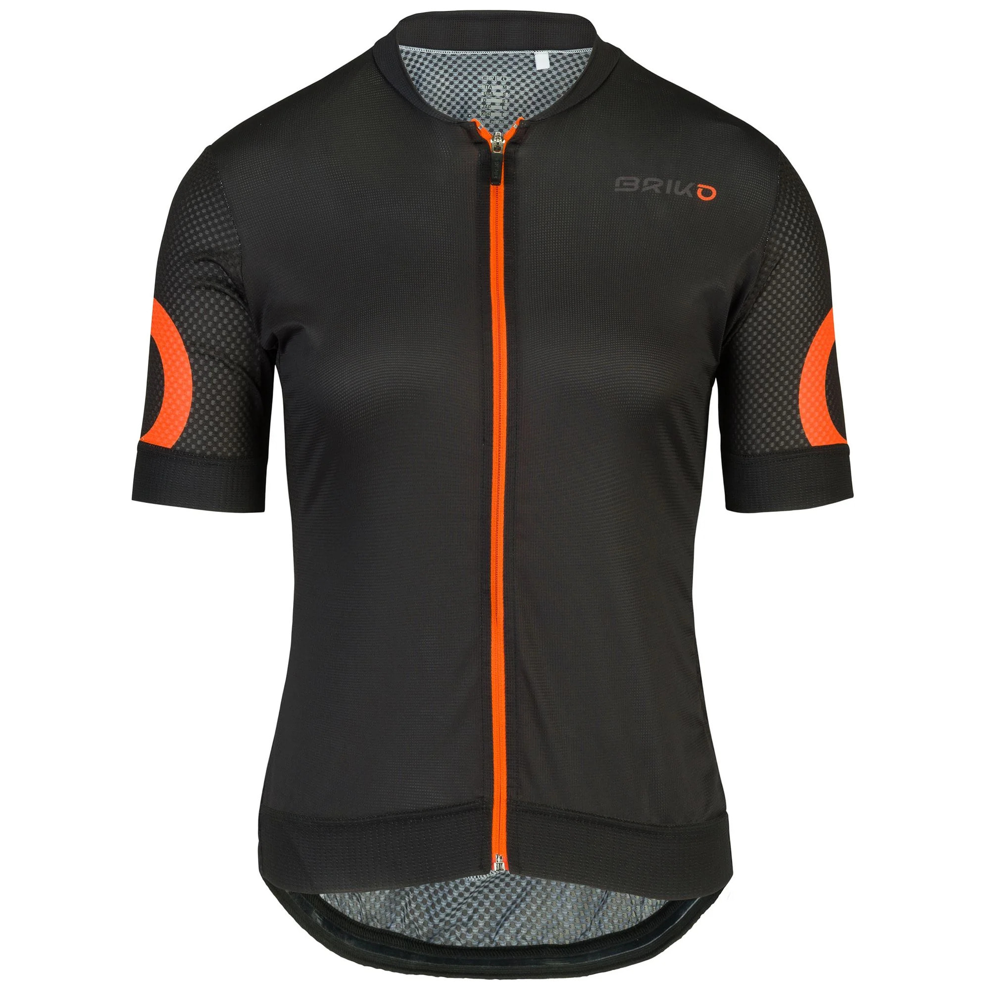 Briko - Maglie gioco, Uomo, Nero - Granfondo Jersey 2.0