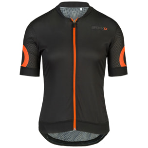 Briko - Maglie gioco, Uomo, Nero - Granfondo Jersey 2.0