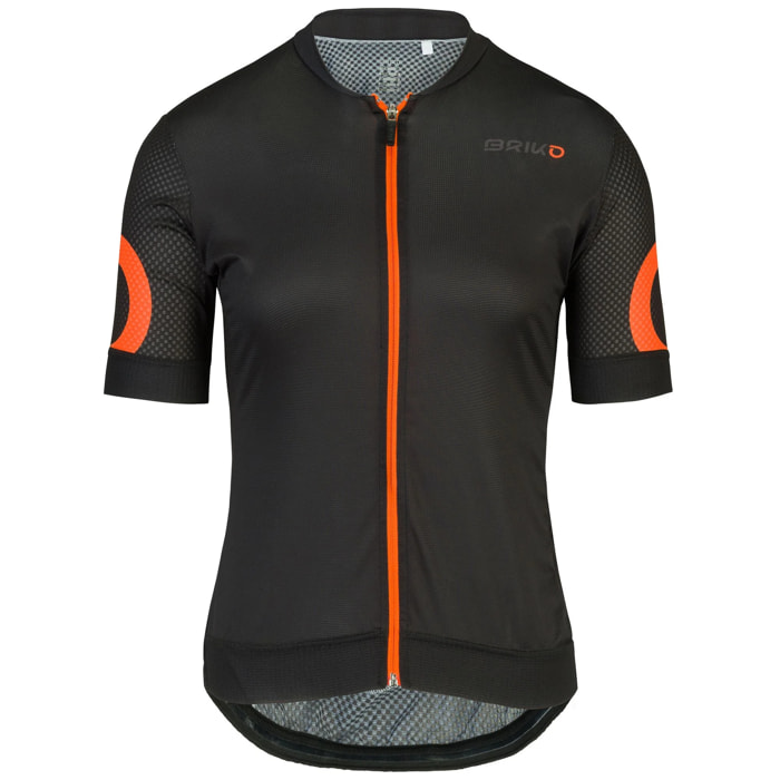 Briko - Maglie gioco, Uomo, Nero - Granfondo Jersey 2.0