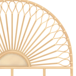 Tête de lit en rotin naturel 140 cm - Alan