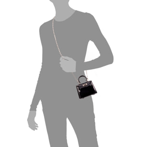 Villadeati bolso de mano mini Tote de pvc.