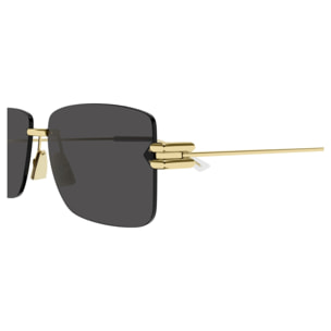 Gafas de Sol Bottega Veneta BV1126S-002 de Metal Hombre 58 mm