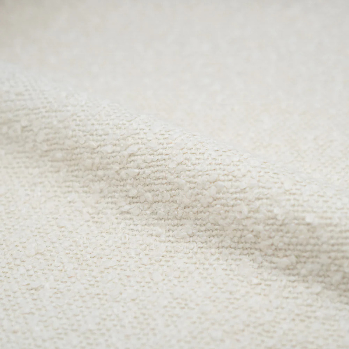 Lot de 2 chaises de bar en tissu bouclé crème 61/76,5 cm - Cloclo