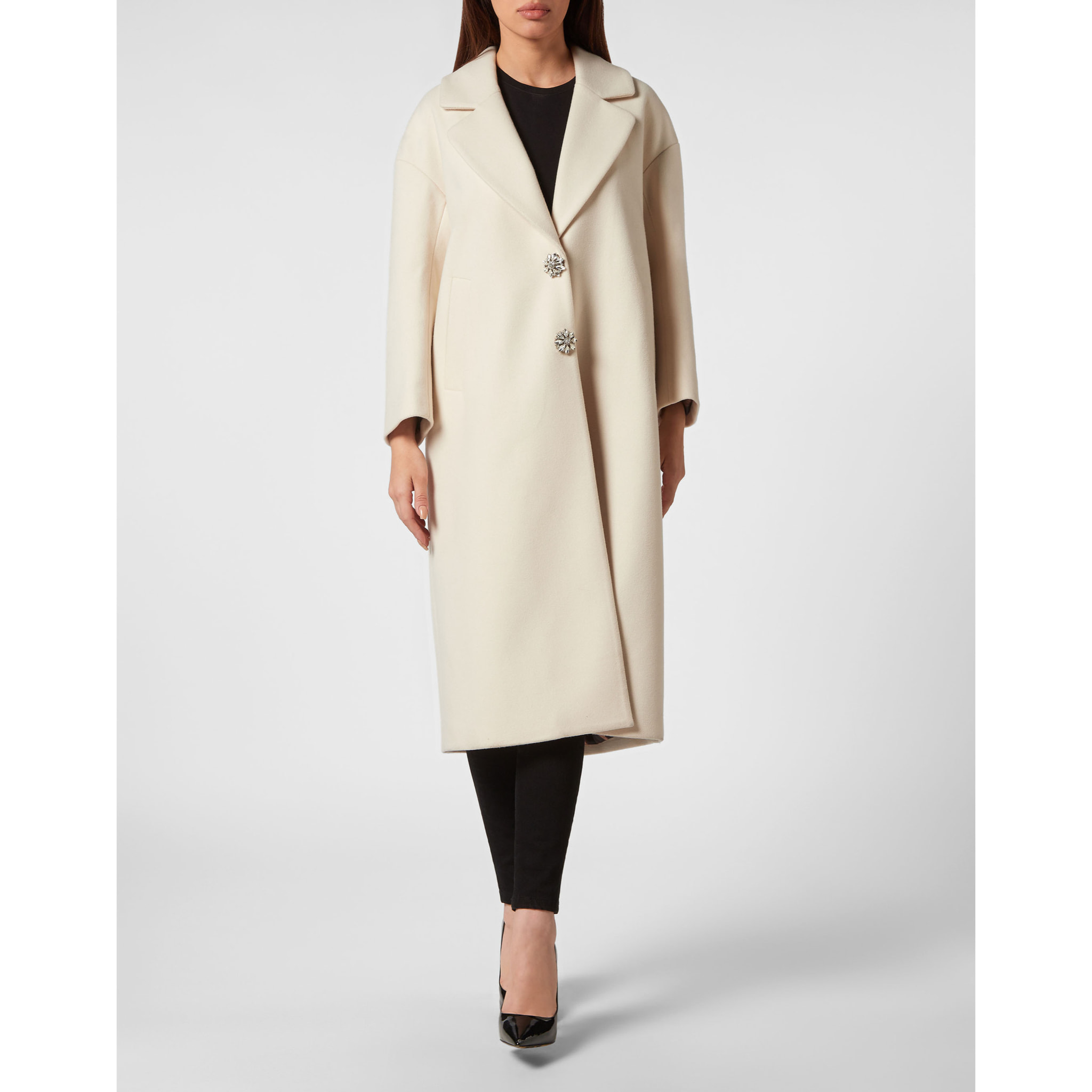 PHILIPP PLEIN COAT LONG SKULL