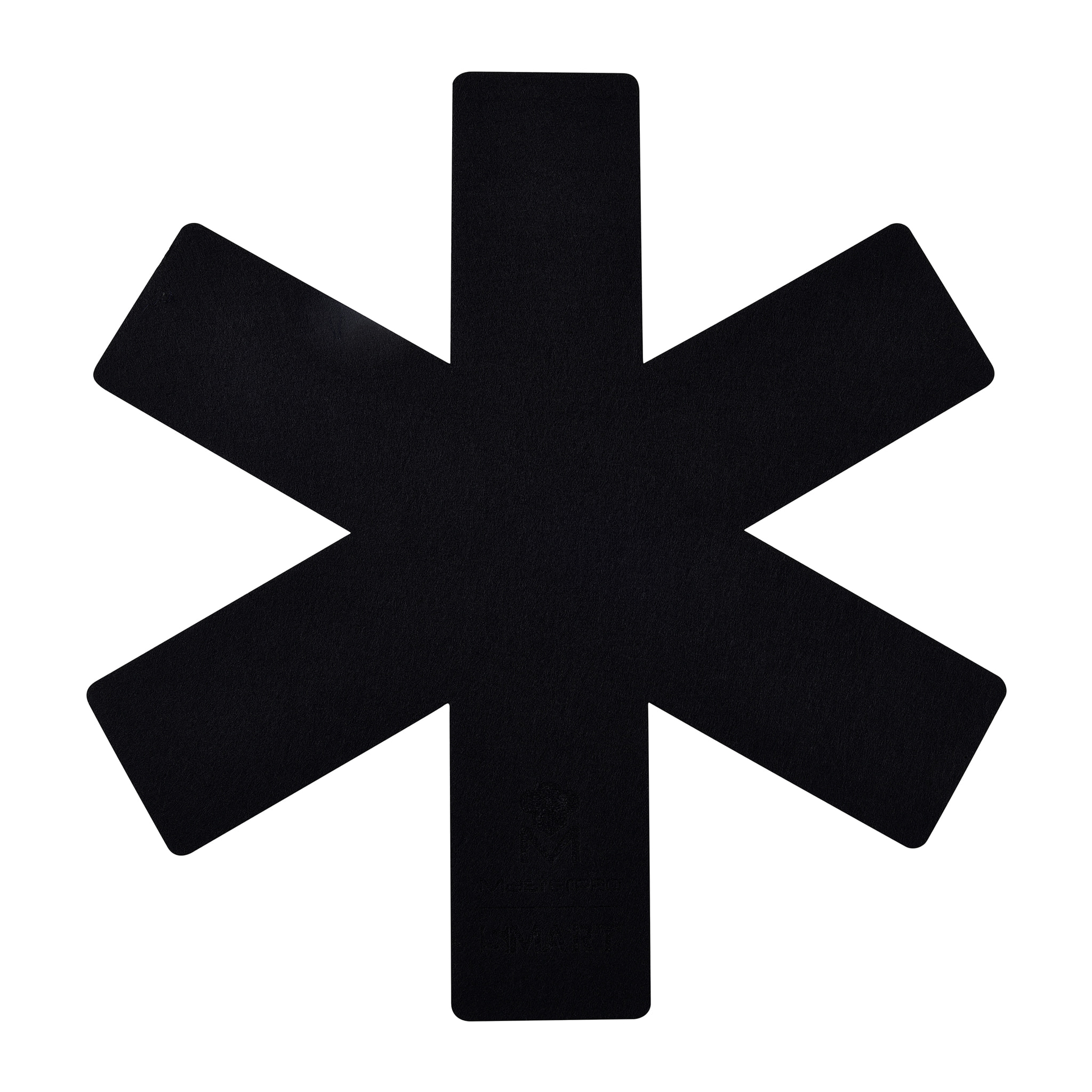 Juego de 5 Protectores para sartenes y ollas de 28x28cm, en poliester de color negro Bergner