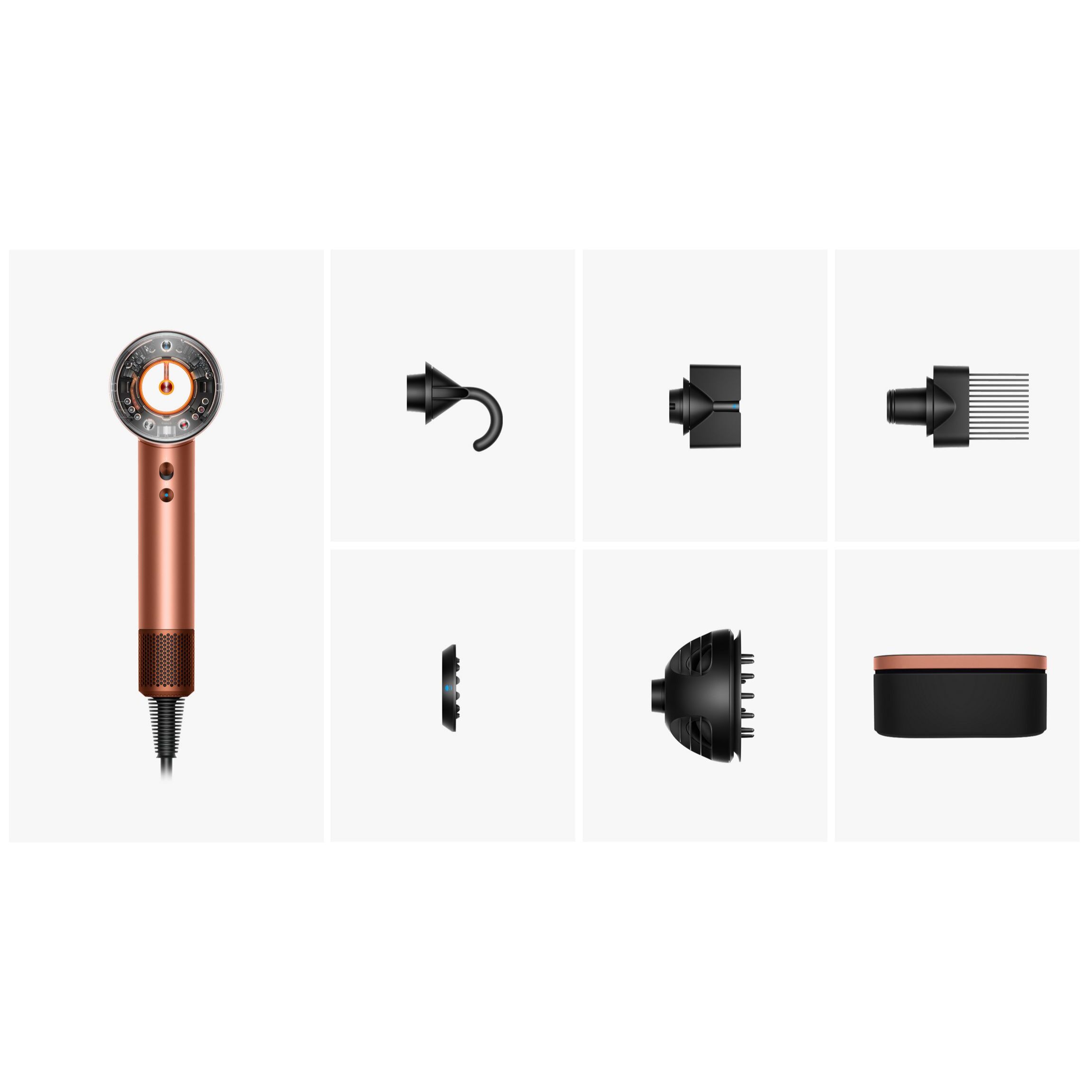 Asciugacapelli Dyson Supersonic Nural™ in Amber Silk (per capelli mossi e ricci) | Nuovo