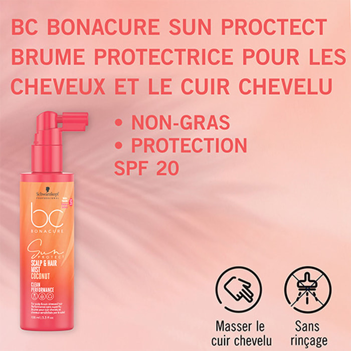 BC Bonacure Sun  - Brume Protectrice Cheveux et Cuir Chevelu 100 ml