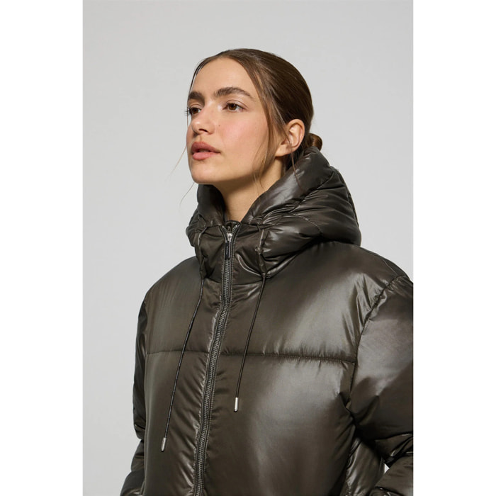 Chaqueta verde corta acolchada Sidney con detalles Polo Club