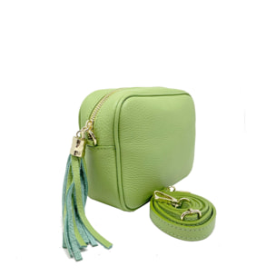 Chicca Borse Tracollina Clutch Verde Chiaro