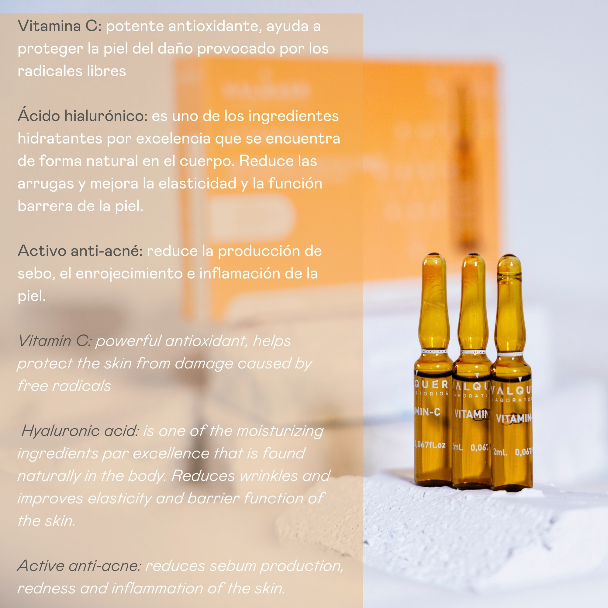 Valquer Ampollas Vitamina C - 5 x 2 ml