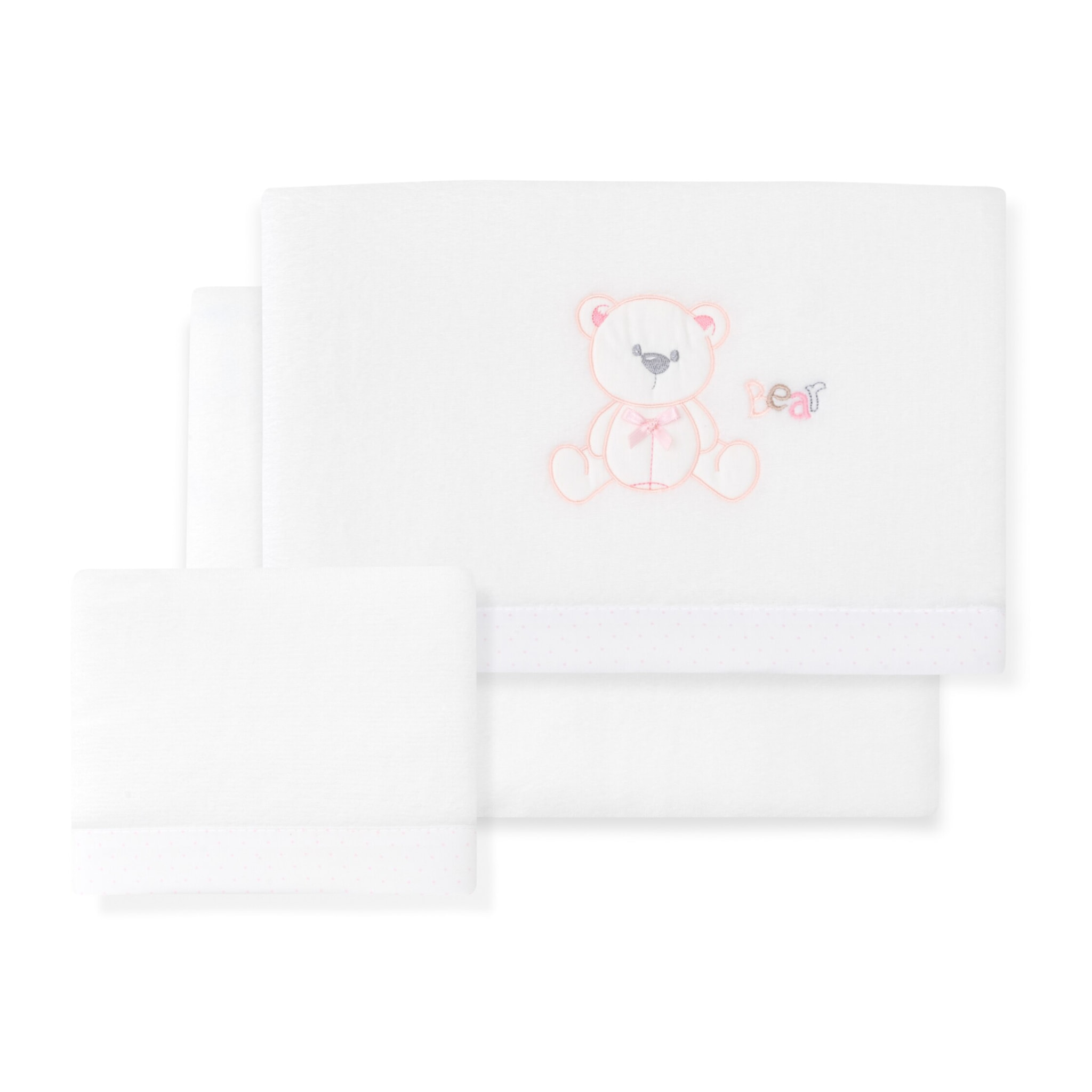 Juego sábanas Coralina para minicuna mod. Oso Lazo Bicicleta