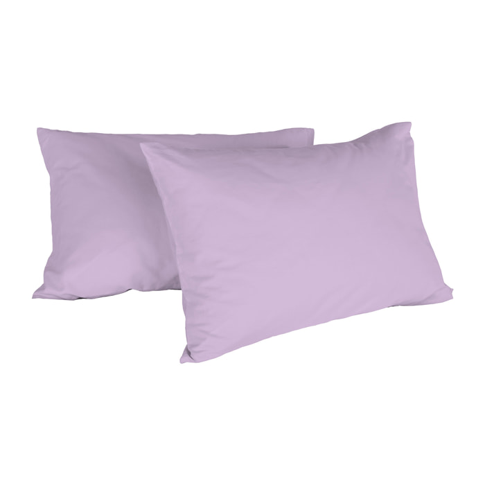 COPPIA FEDERE MAX COLOR, 100% Cotone, Made in Italy - LILLA