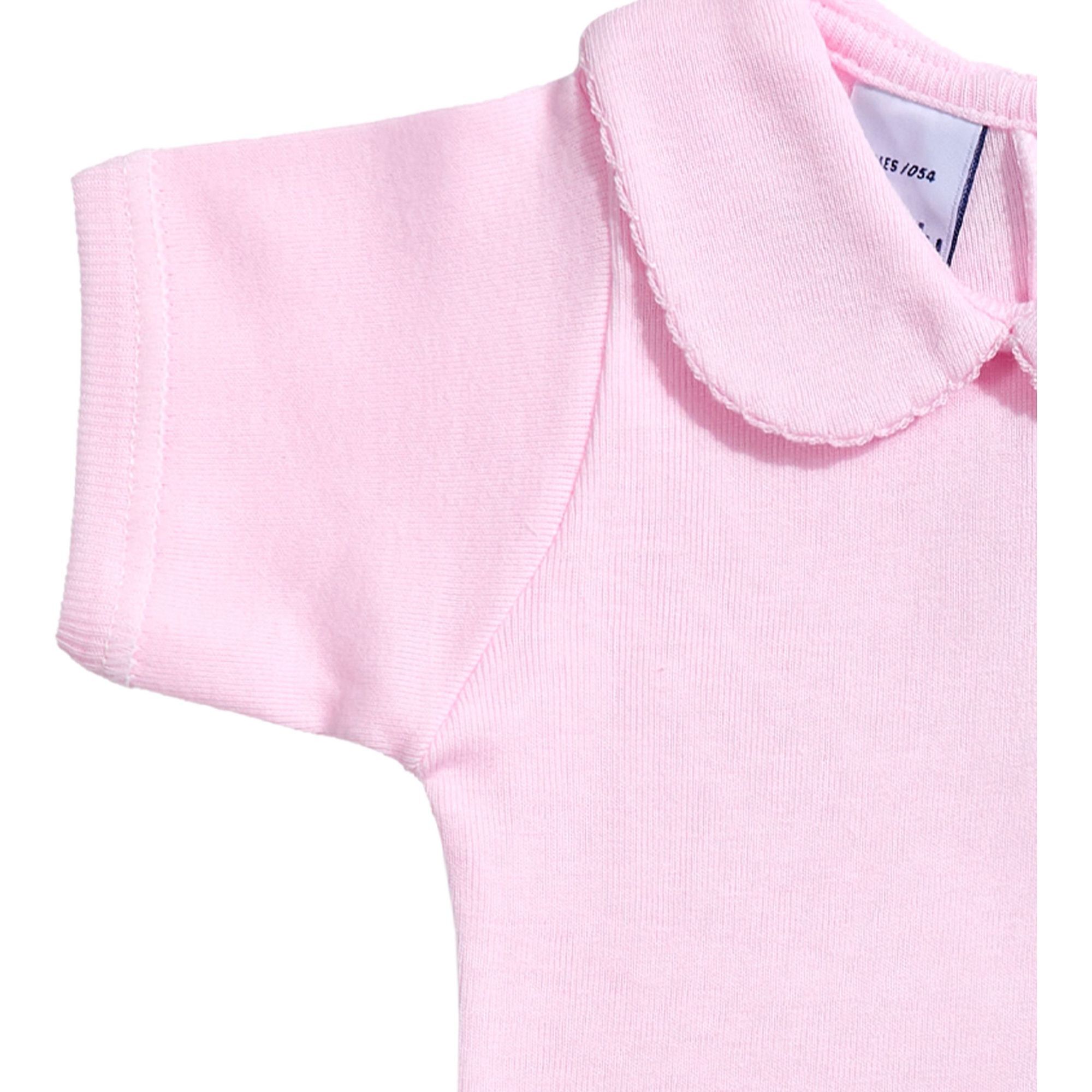 Body bebé manga corta con cuello