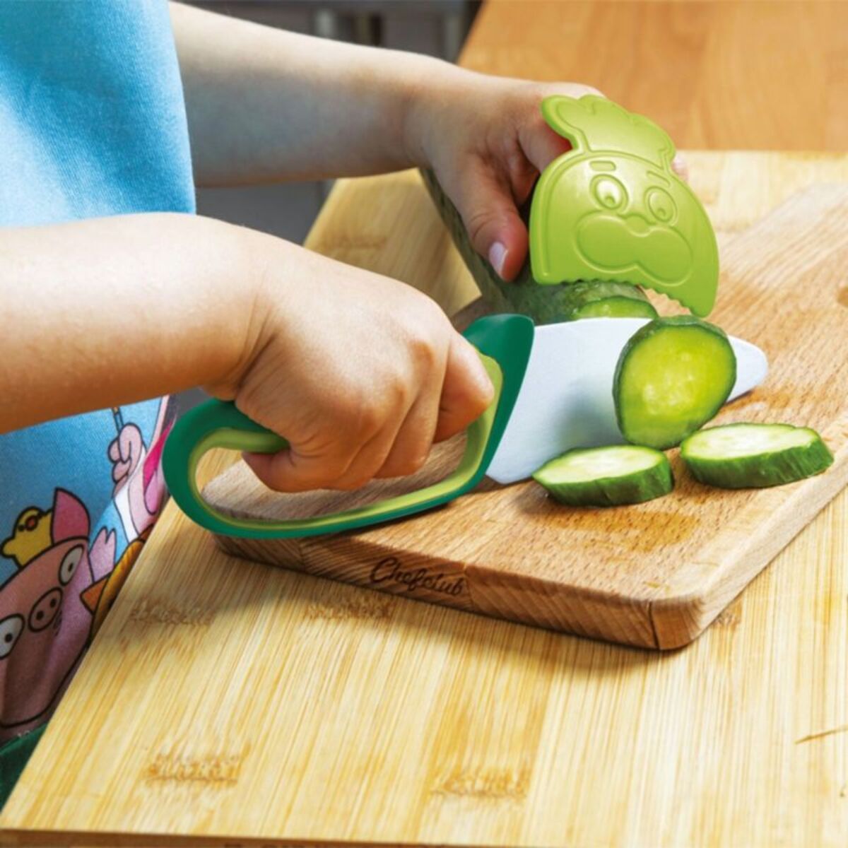 Couteau chef CHEFCLUB du chef Chefclub Kids Vert