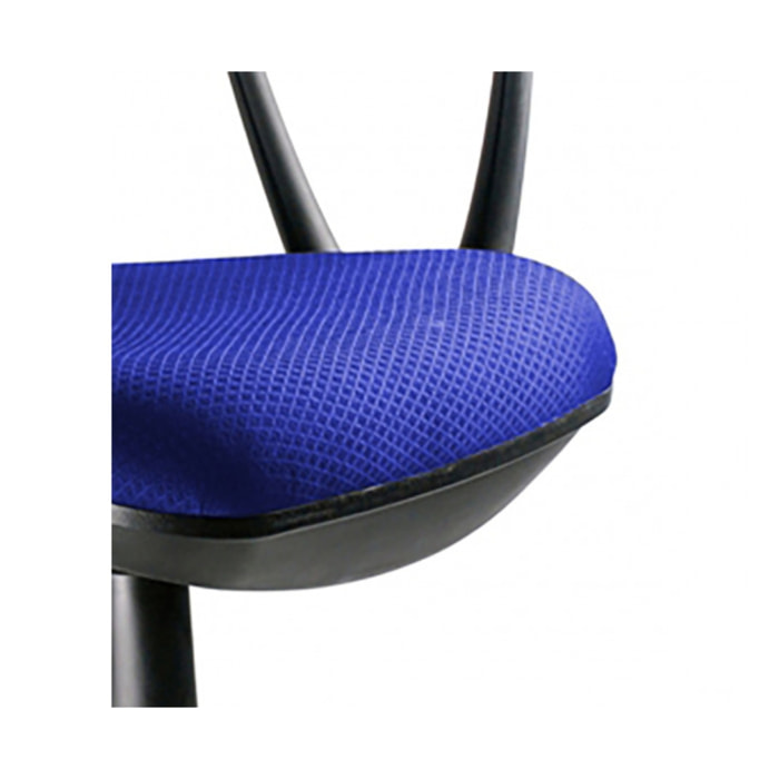 Chaise de bureau à roulettes réglable et inclinable avec accoudoirs - 2 coloris - LIFE