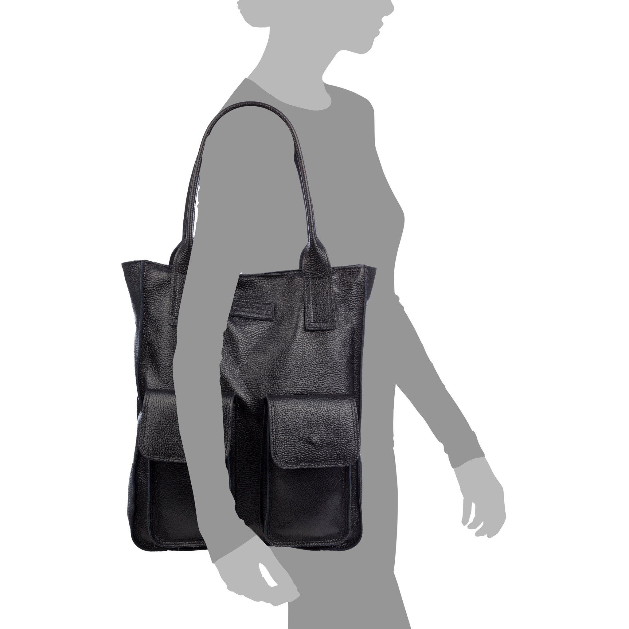 Bellona Borsa Tote Donna. Pelle genuina Dollaro