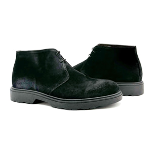 Botin para Hombre - Duca di Morrone Fabio Suede Black