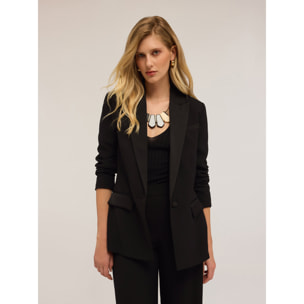 Motivi - Blazer in envers satin - Nero