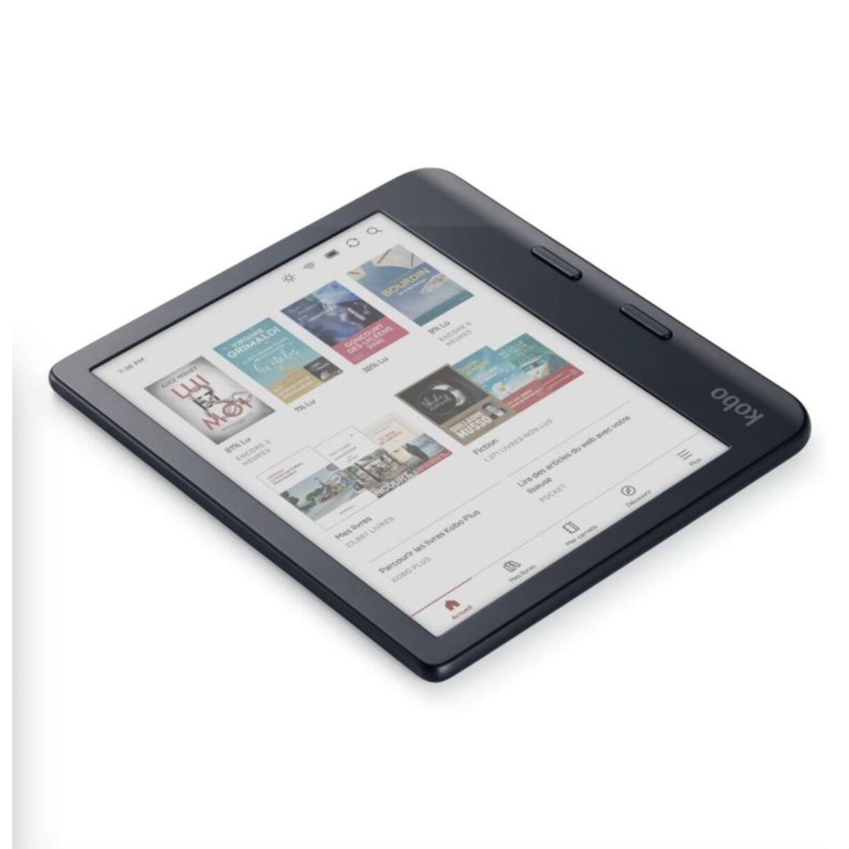 Liseuse eBook KOBO Pack Libra Colour + Stylus 2 noir