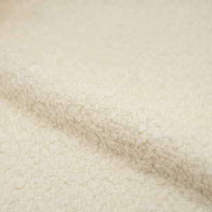 Lot de 2 chaises en tissu bouclé beige - Paulette