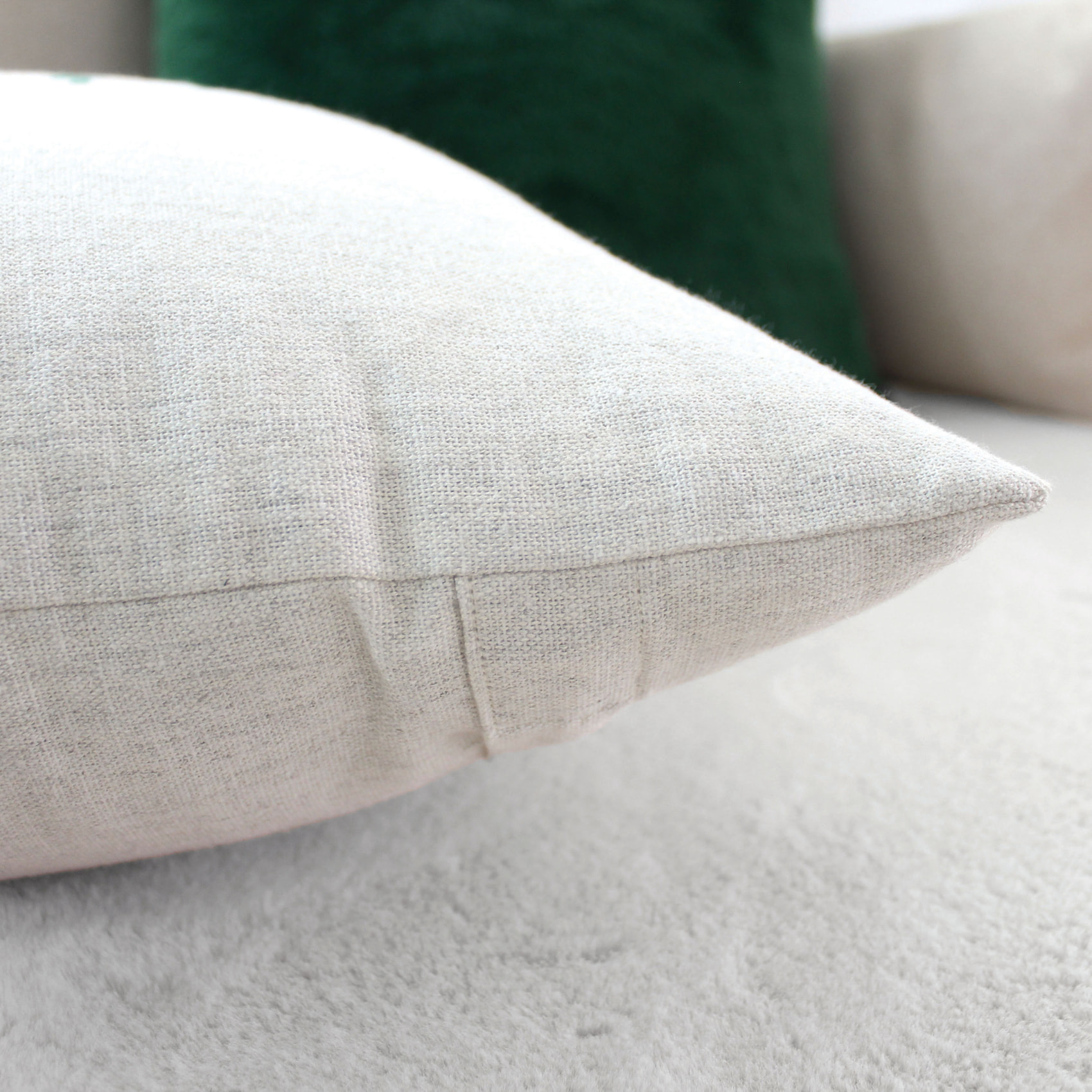 Coussin décoratif motif sapin - Vert