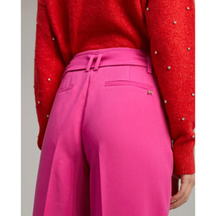 Pantaloni a gamba larga Iron Mark con cintura