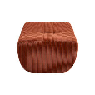 Pouf, repose-pieds pour chauffeuse Sokol velours côtelé SOKOL