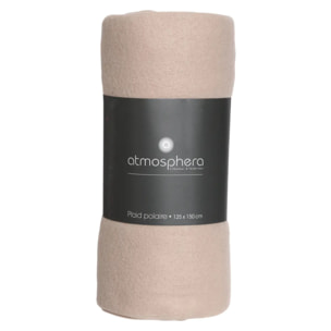 Plaid polaire "Polar" beige 125x150cm