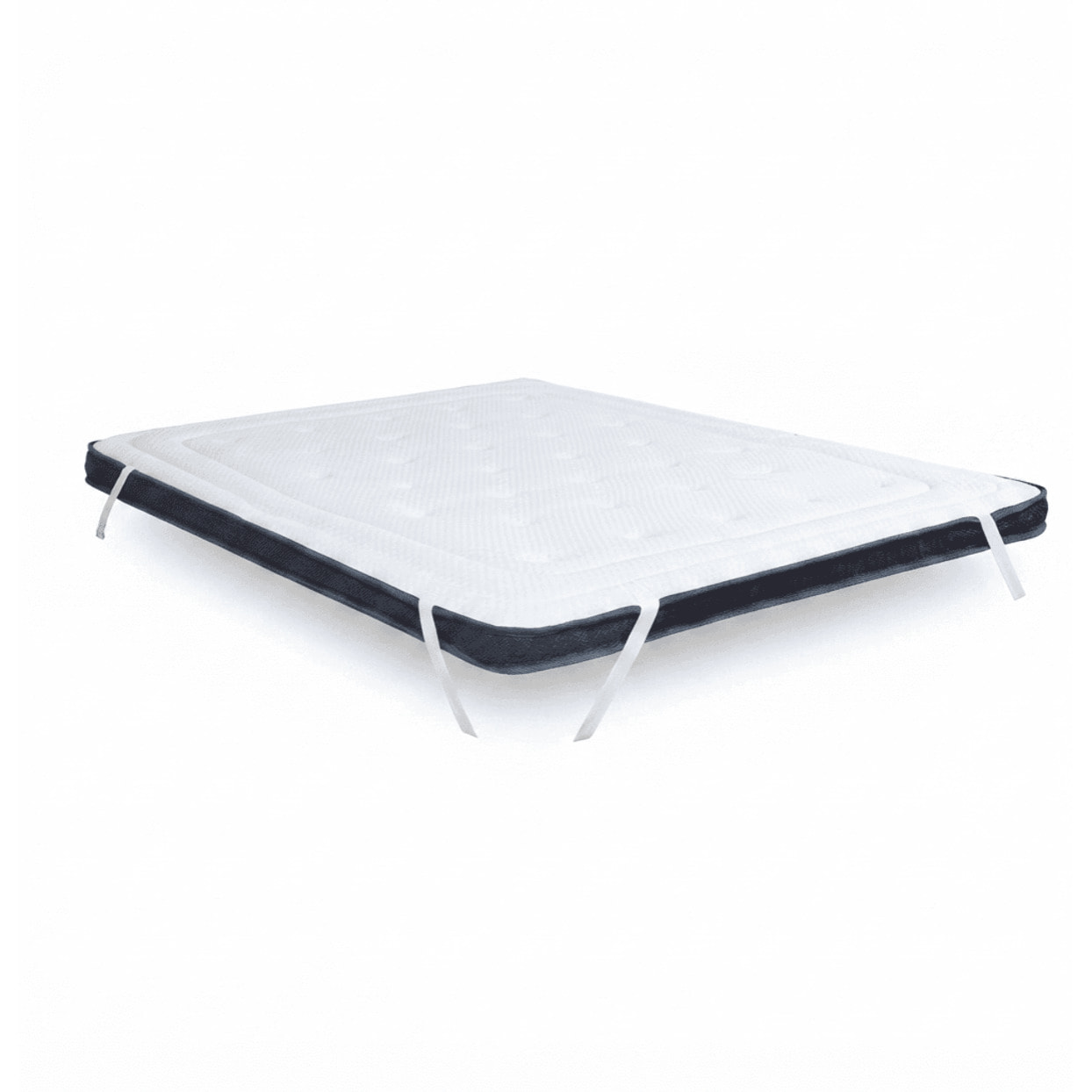 Surmatelas Privilège Mémoire de Forme, 5 cm d'épaisseur, Elastiques de Maintien, Confort Moelleux