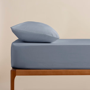 Drap-housse sakura bleu