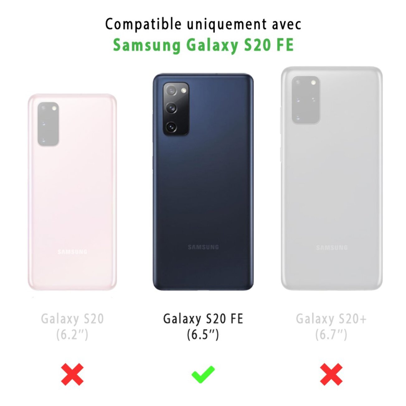 Coque Samsung Galaxy S20 FE 360° intégrale Protection avant et arrière silicone transparente