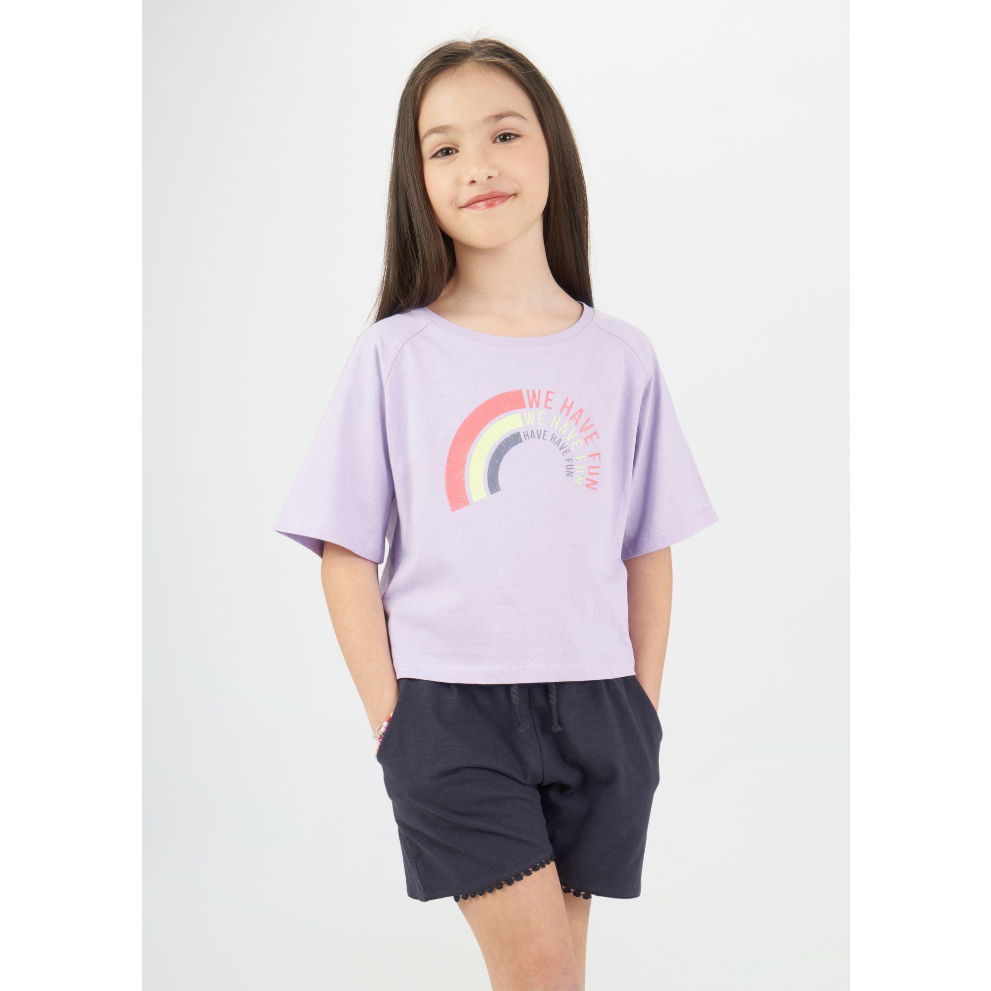 T-SHIRT LILLA CONBIPEL