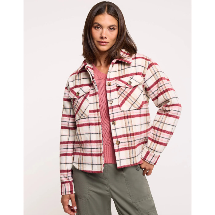 Chaqueta Cuadros Rosa - Tula
